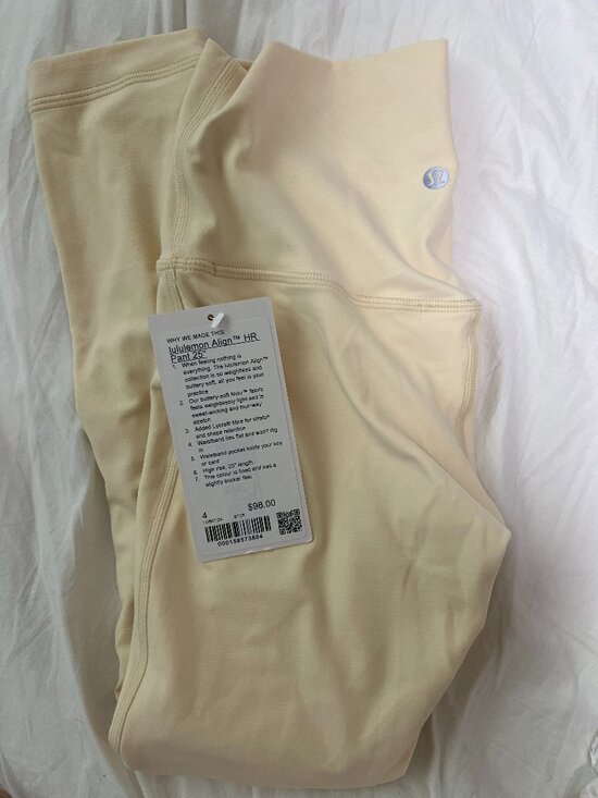 lululemon athletica Pants - lululemon buttercream align leggings size 4 25" inseam